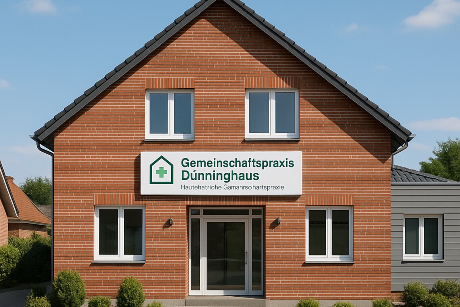 Außenansicht der Praxis